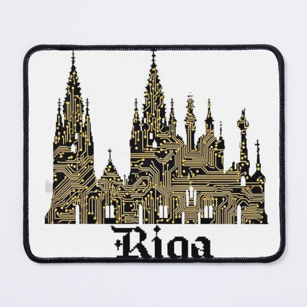 Item preview, Riga Pixel Cathedral Premium Cool Trendy Best Gift Reloaded Amalgamation Grad Legacy designed and sold by Imaginarium of Chaos falcon88 .