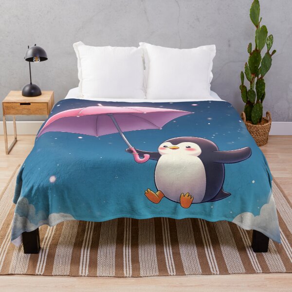 Aperçu de l'œuvre Sky High Penguin – Rêve en vol créée et vendue par DanielBDesigns.