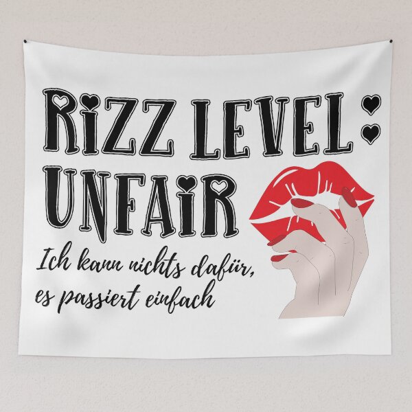 Item preview, Rizz level slogan for young people designed and sold by StefanStock73.