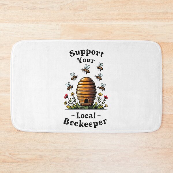 Item preview, Support Your Local Beekeeper designed and sold by FreshArtFusion.