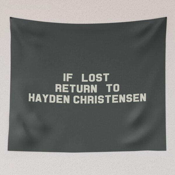 Item preview, If Lost Return to Hayden Christensen Tee designed and sold by deluluhaze.