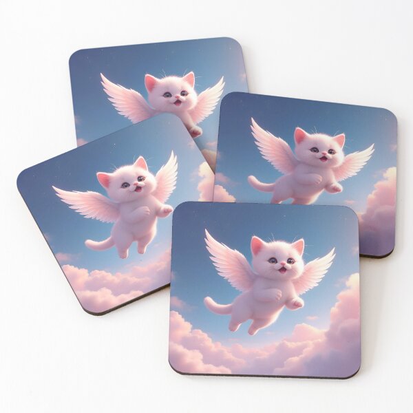 Item preview, Angel Cat – Soft Wings, Sweet Dreams designed and sold by DanielBDesigns.