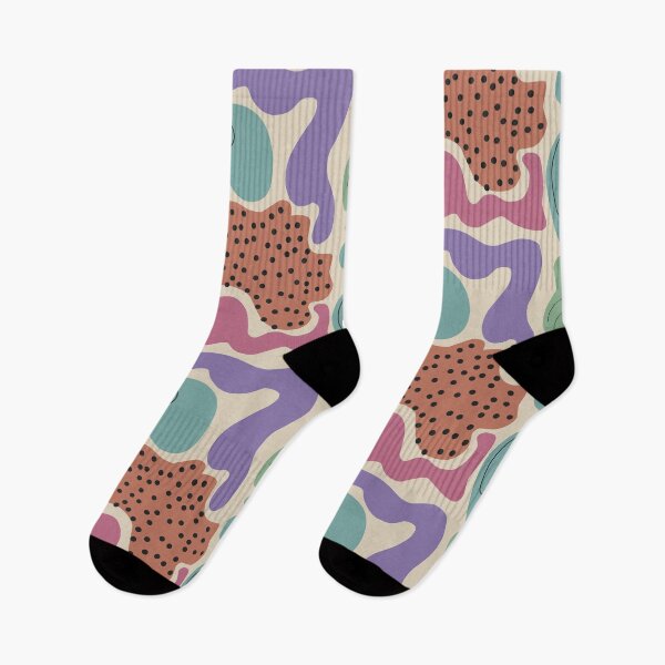Item preview, Playful Abstract Blobs & Dots – Bold Modern Pattern designed and sold by  Boho Vibes Studio.