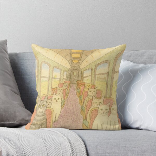 Item preview, Bon Voyage - Cats on a train designed and sold by MiowandMolly.