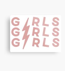 Girls Girls Girls Metal Print