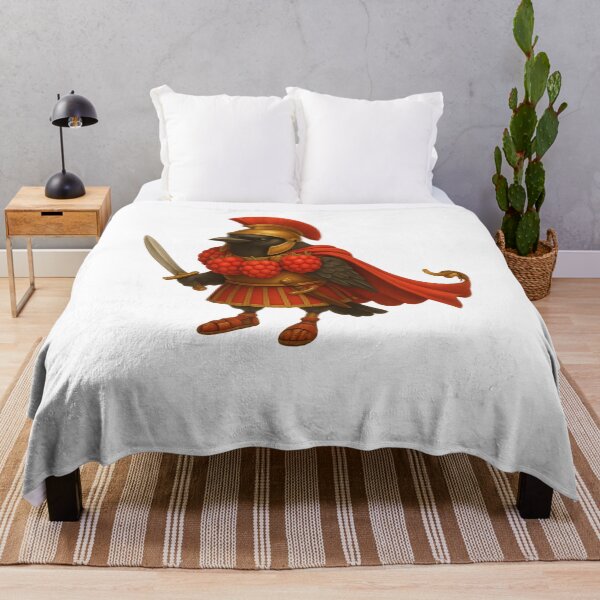 Item preview, Raspberry Raven Gladiator Funny Roman Warrior Bird Cartoon designed and sold by millionair3.