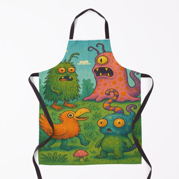 Item preview, Whimsical Creatures – Fantastic creatures full of color & magic! Unique & playful surreal monster design designed and sold by FotoworldEdel.