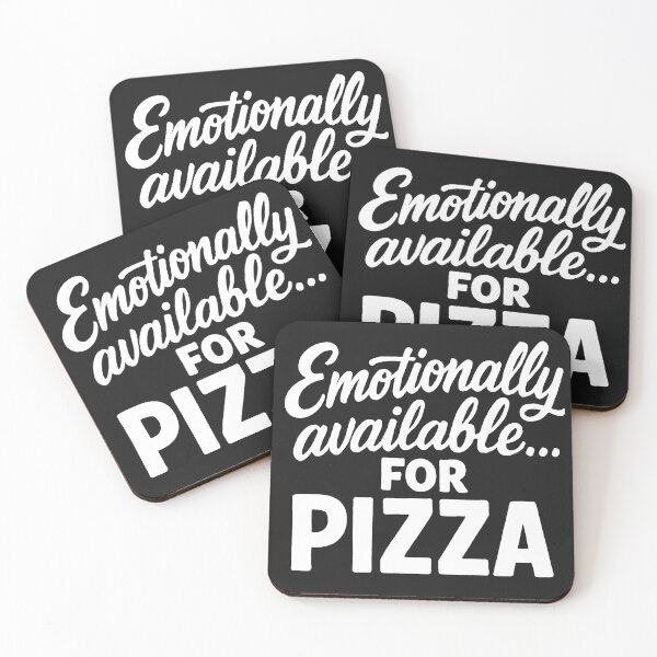 Item preview, Emotionally Available For Pizza designed and sold by Owcomm.
