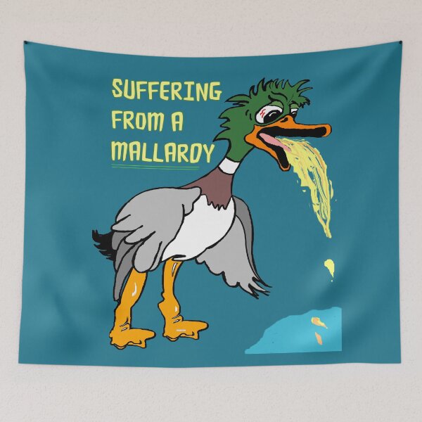 Item preview, Vomiting Mallard Duck Feels Sick designed and sold by kristalcurt.