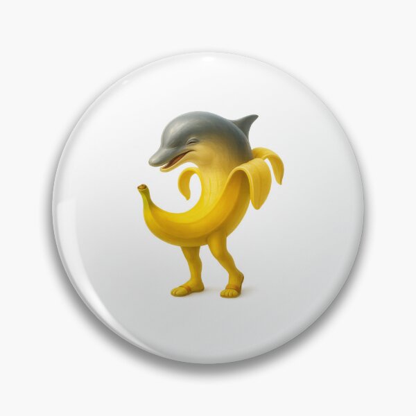 Item preview, Banana Dolphin – Funny Surreal Hybrid Fruit Animal Character designed and sold by millionair3.