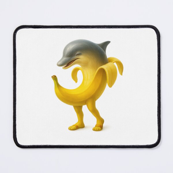 Item preview, Banana Dolphin – Funny Surreal Hybrid Fruit Animal Character designed and sold by millionair3.