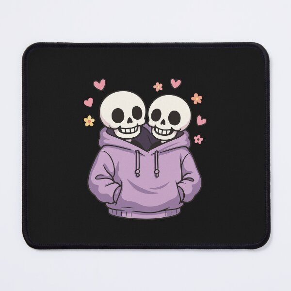 Item preview, Skeleton Couple Sharing One Hoodie | Funny Cute Romantic Valentine’s Day Design designed and sold by ColorSplash123.