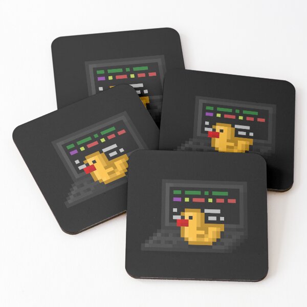 Item preview, Rubber Duck Debugging – Pixel Art for Programmers & Coders designed and sold by Dugolivia.