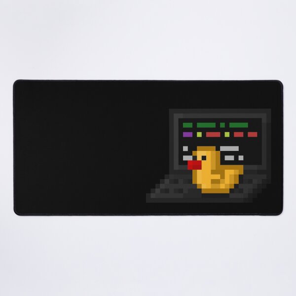 Item preview, Rubber Duck Debugging – Pixel Art for Programmers & Coders designed and sold by Dugolivia.