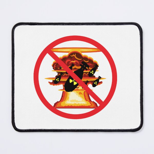Item preview, Say No to Nuclear Warfare design designed and sold by Relevant Merch.