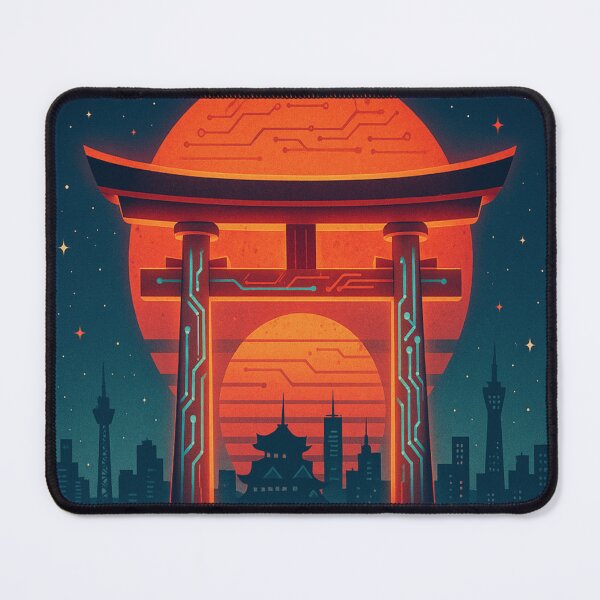 Item preview, Osaka 2025 – Futuristic Torii Gate Skyline designed and sold by StudioCultura.