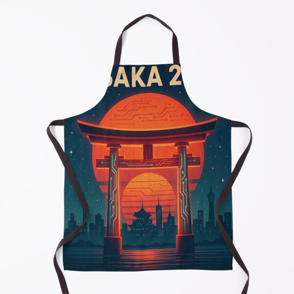 Item preview, Osaka 2025 – Futuristic Torii Gate Skyline designed and sold by StudioCultura.