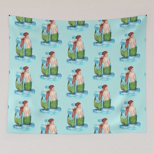 Item preview, mermaid in the sea designed and sold by DariaCeppelli.