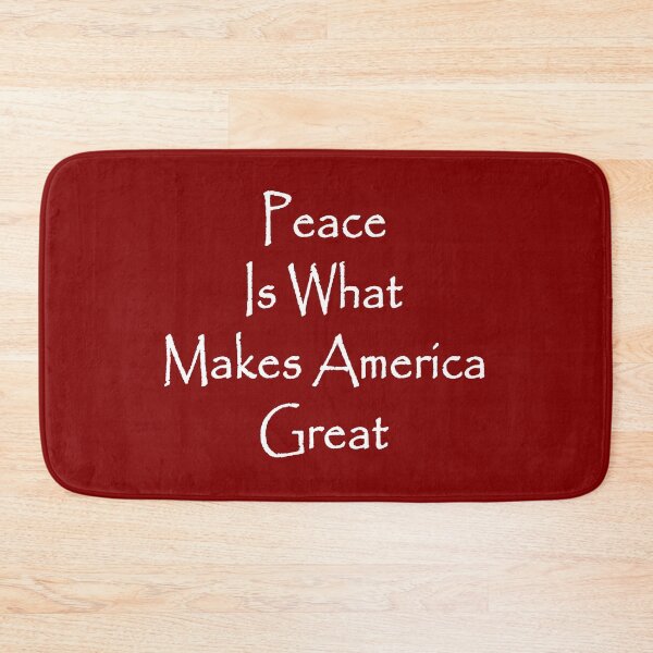 Item preview, Make America Great Again with Peace - No War Anti War Protest Slogan - White Design designed and sold by ZechJohnRB.