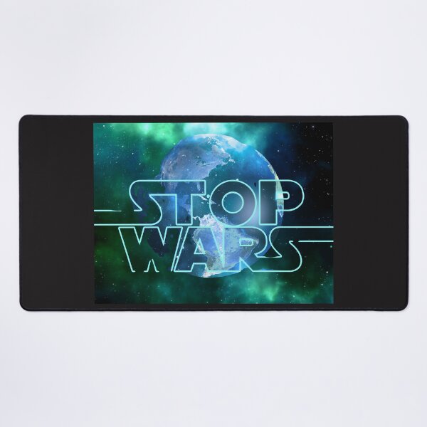 Item preview, Stop Wars Earth Peace Design – Anti-War Space Message Poster designed and sold by ddproducts.