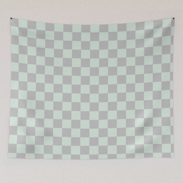 Item preview, Grey and pistachio gelato checkerboard designed and sold by Karf  ..