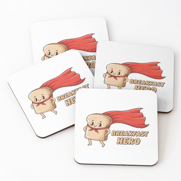 Item preview, Breakfast Hero - Super Toasty Bread Slice designed and sold by Owcomm.