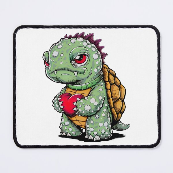Item preview, turtle with heart designed and sold by QuanntixArt.