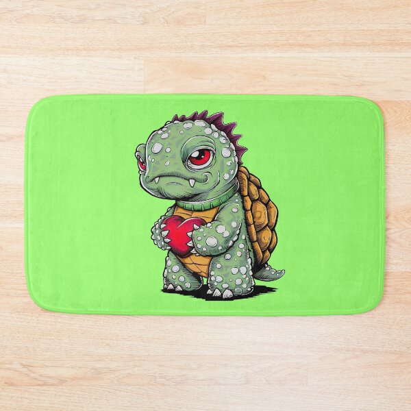 Item preview, turtle with heart designed and sold by QuanntixArt.