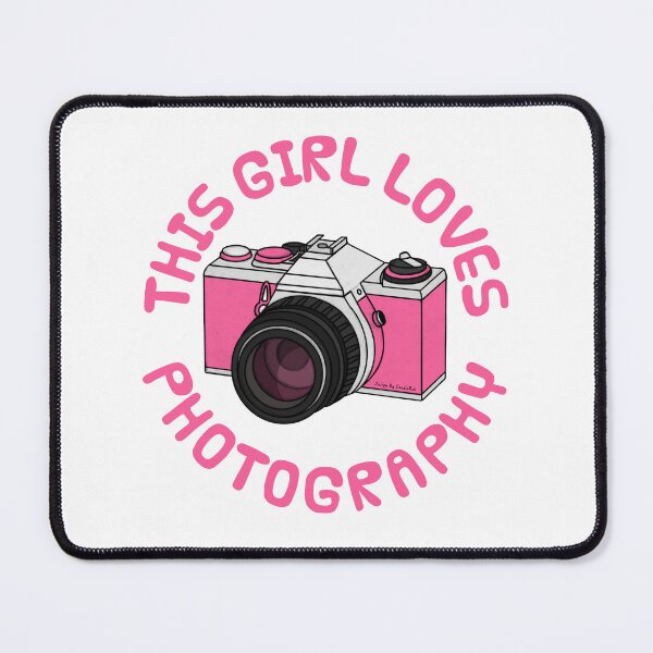 Item preview, This Girl Loves Photography, Retro Camera, Female Photographer designed and sold by doodlerob.