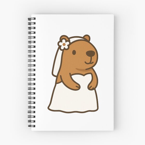 Item preview, Bride Capybara designed and sold by Thale's Designs.