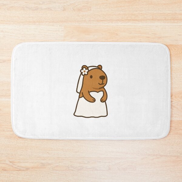 Item preview, Bride Capybara designed and sold by Thale's Designs.