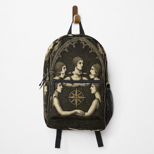 Item preview, Circle of Gothic Bathers with Nautical Compass designed and sold by Shoot-The-Moon.