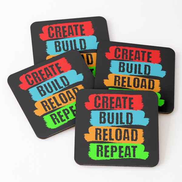 Item preview, Create. Build. Reload. Repeat. designed and sold by BadAttitudeTees.