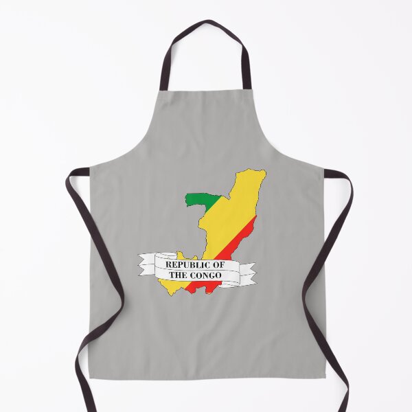 Item preview, Flag map of the Republic of the Congo designed and sold by visual adventures.