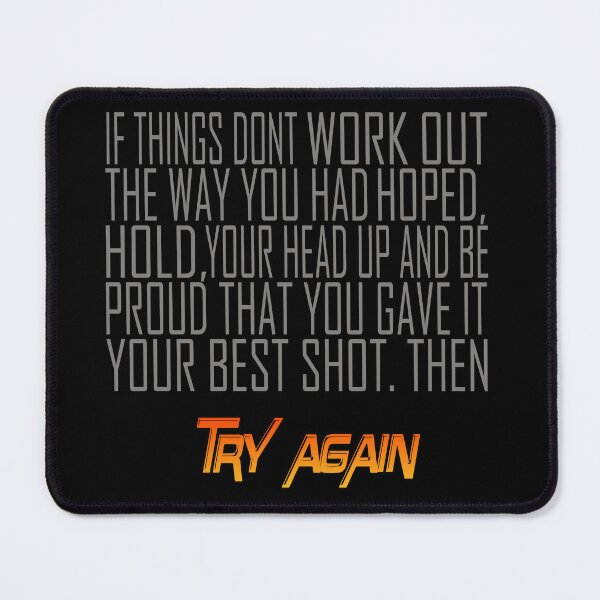 Item preview, Try Again – No Quit designed and sold by FMQ Store.
