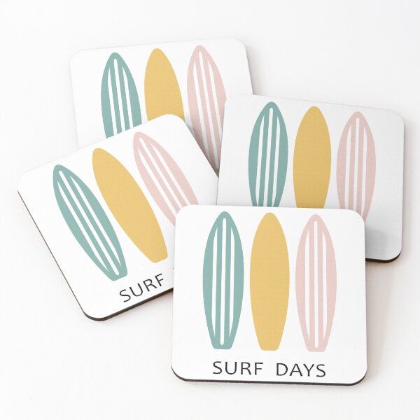 Item preview, Surf Days Board Trio designed and sold by Crafted.ink.