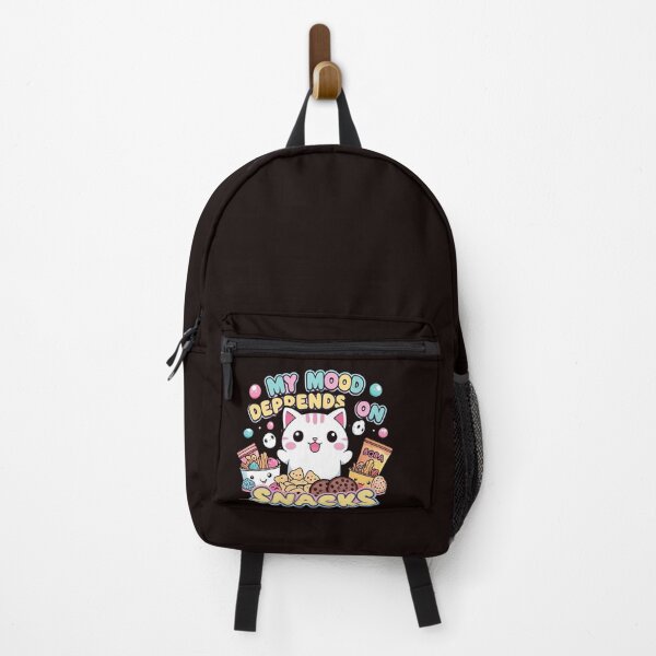 Item preview, My Mood Depends On Snacks – Cute Foodie Shirt designed and sold by modishwelt.
