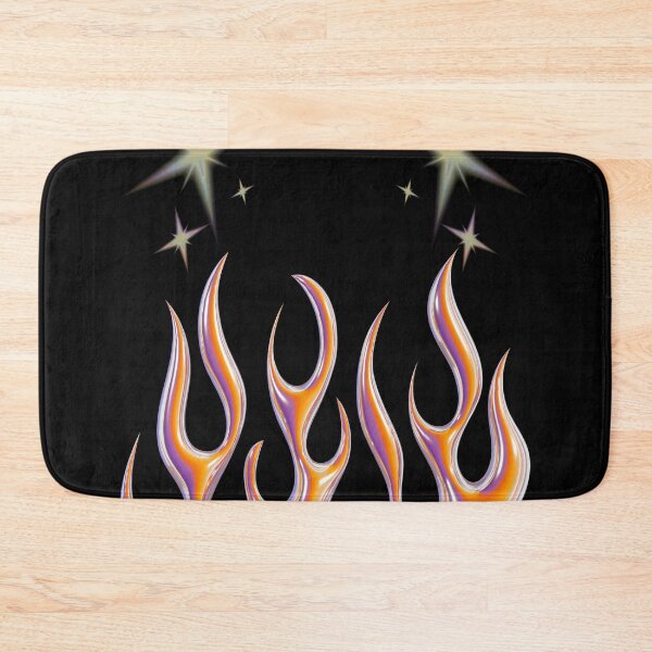 Item preview, Chrome Flames Y2K-Inspired Aesthetic Design designed and sold by Spooks Looks.