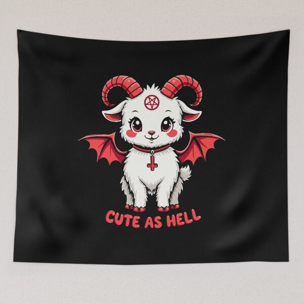 Item preview, Cute As Hell designed and sold by byebyesally.