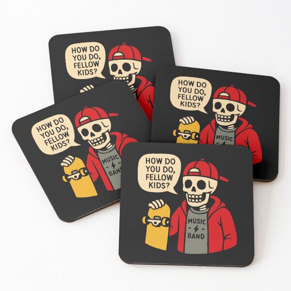 Item preview, How Do You Do, Fellow Kids – Skeleton Version designed and sold by byebyesally.