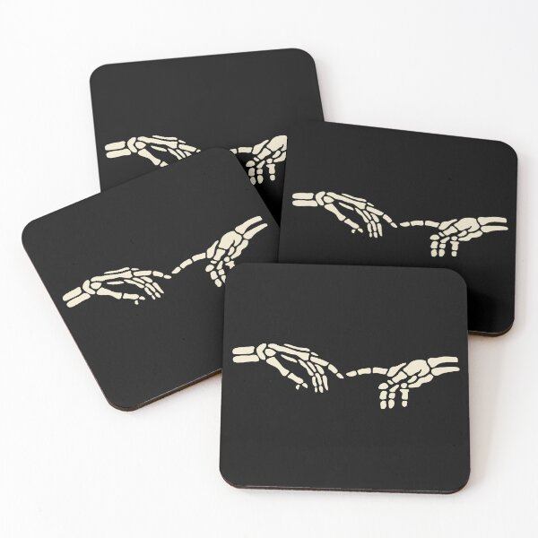 Item preview, Skeleton Hands – Creation of Adam Parody designed and sold by byebyesally.