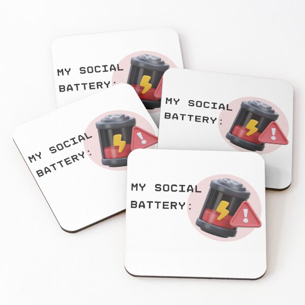 Item preview, Social Battery designed and sold by Manukiino.