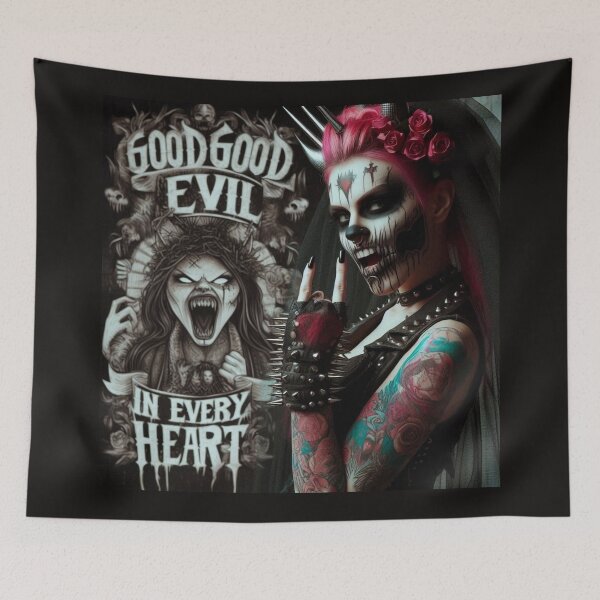 Item preview, Gothic Bride Skull Punk designed and sold by Voodoo Store Paranormal Collections.