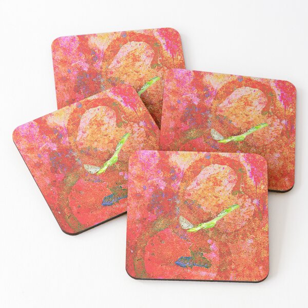 Item preview, Abstract Double Heart BF Stain Art B RZ  6/25 designed and sold by Unlimited Imagination .