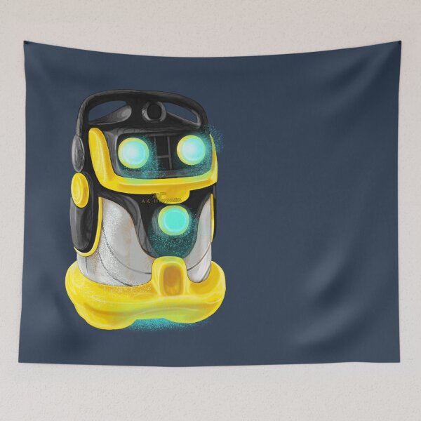 Item preview, Asimov Vaccuum Cleaner Robot, Painting designed and sold by AK-Hevonen.