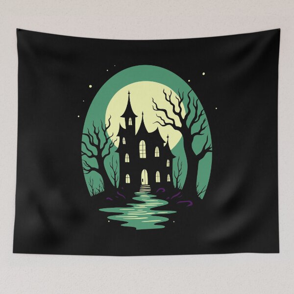 Item preview, Haunted House designed and sold by byebyesally.
