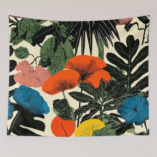 Item preview, Jungle Botanical Floral Pop Art Design designed and sold by Altered Pixels.