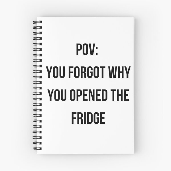 Item preview, POV: You Forgot Why You Opened the Fridge – Funny Meme Sticker designed and sold by 5thAcc.