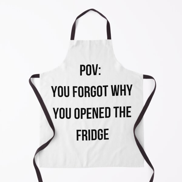 Item preview, POV: You Forgot Why You Opened the Fridge – Funny Meme Sticker designed and sold by 5thAcc.