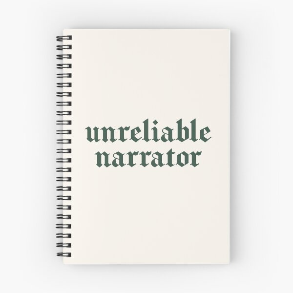 Item preview, Unreliable Narrator - Gothic Literary Aesthetic Typography designed and sold by CranberrySodaCo.